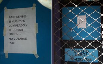 "Banfilenses: si hubiesen comprado y leído más libros... no votaban esto."