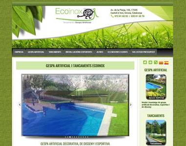 Gespa Artificial Girona Tancaments Ocultacions Cesped artificial vallas tarimas Ecoinox