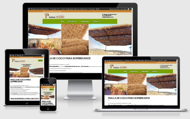 Malla de coco para sombreados