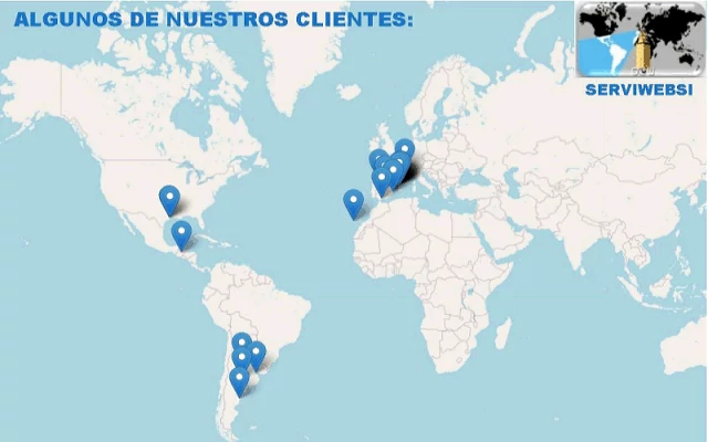 Clientes Serviweb en todo el mundo